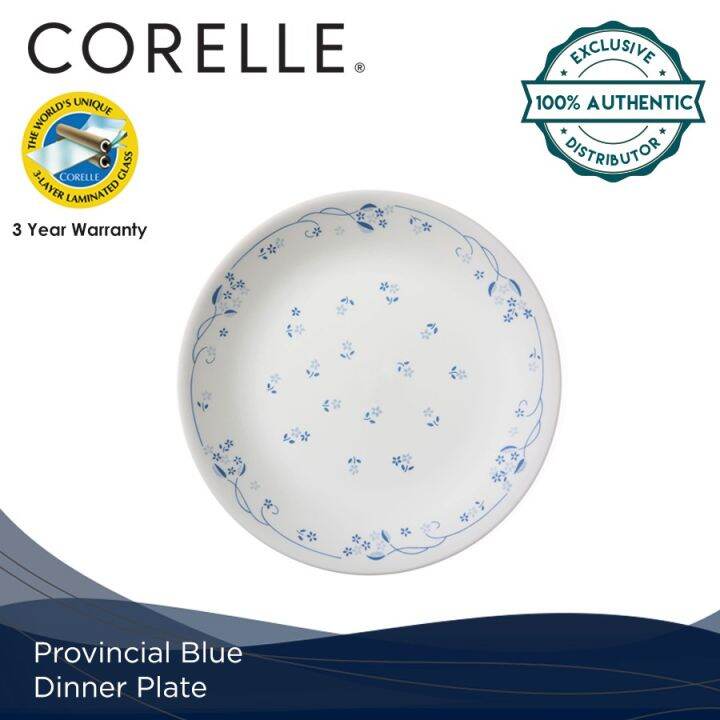 Corelle Dinner Plate Provincial Blue Lazada PH