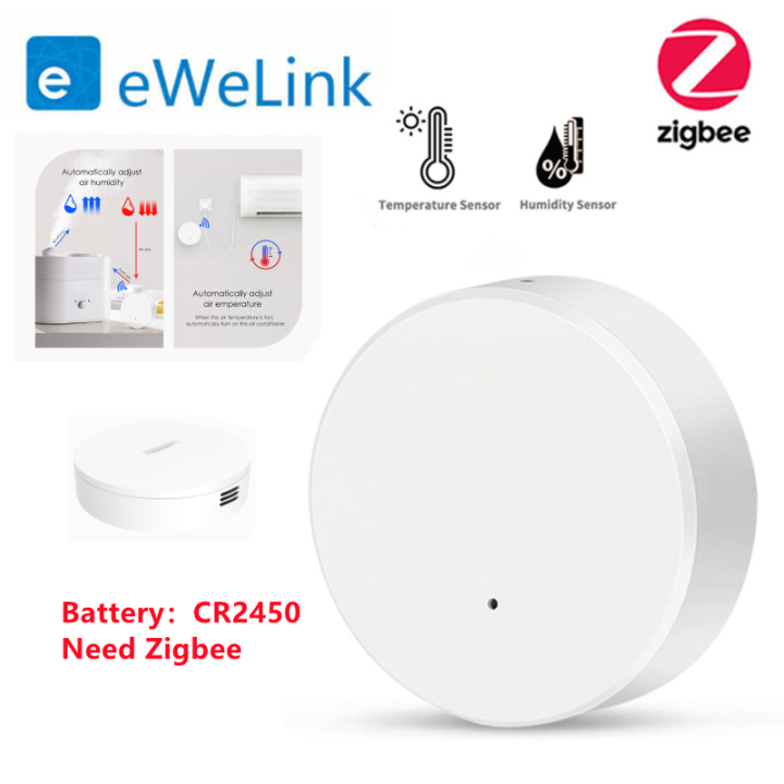 EWeLink ZigBee Smart Temperature And Humidity Sensor APP Realtime