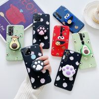 【Enjoy electronic】 3D Cartoon Phone Holder Case For Oppo Realme 5 6 7 8 Pro Xt C21 5i C3 Narzo 10 10A 20A 6i A11X A5 A9 2020 Silicone Stand Cover