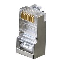 Cat6 RJ45 Connector 8P8C Modular Ethernet Cable Head Plug Gold-Plated Cat 6 Crimp Network RJ 45 Crimper Connector