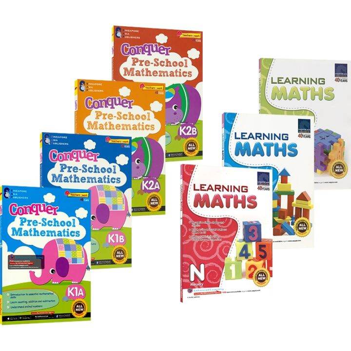 3-6 years old SAP Learning & Conquer pre school mathematics Singapore ...