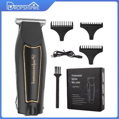 Dropshipme Shaver for Men Electric Razor Beard Hair Clipper USB Rechargeable with Gift Box Professional Barber Hair Accessories