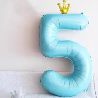 Giant Age Balloon Happy Birthday Party Number Ballon 1 2 3 4 5 6 7 8 9 Pink Blue Black Digit Balloons Baby Shower Anniversary Balloons