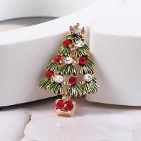 Feng Qi shopFeng Qi shop Christmas Tree Brooches for Women Creative Alloy Hollow Pins Jewelry Coat Dress Party Accessories