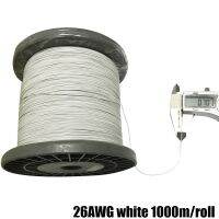 Ul10064 34awg 32awg 30awg 26awg ละเอียดมากเส้นบางพิเศษสายอิเล็กทรอนิกส์ดี Ptfe แบบหลายลวดเส้นใยที่อุณหภูมิสูง