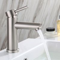 【CW】 Faucet Basin Mounted Hot Cold Mixer Taps Sink Faucets Accessories