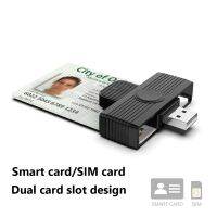 USB เครื่องอ่านการ์ดอัจฉริยะ2.0สำหรับบัตรธนบัตร SIM ID CAC อะแดปเตอร์เชื่อมต่อแบบ Cloner เครื่องอ่านการ์ดสำหรับ Windows7/8/10 MAC สำหรับโทรศัพท์คอมพิวเตอร์