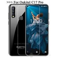 Tempered Glass 2.5D 9H For Oukitel C17 Pro Scratch Proof Screen Protector  For Oukitel C 17 Pro Protective Film Rechargeable Flashlights