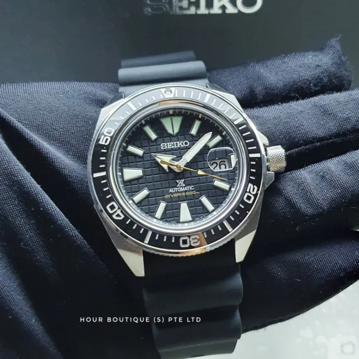 Brand New 100% Authentic Seiko Prospex Black Dial King Samurai Men  Automatic Divers Watch SRPE35K1 | Lazada PH