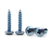 10-50pcs Carbon Steel Phillips Truss Head Cross Recessed Mushroom Head Self Tapping Screws Wood Screw M3 M4 M5 M6 Nails Screws  Fasteners