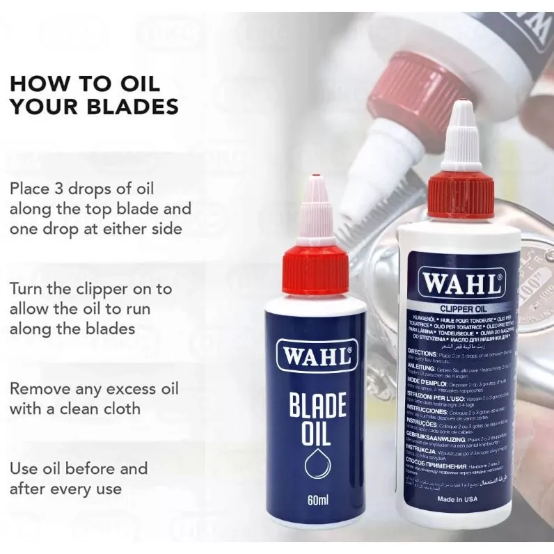 WAHL - How To Oil Your Clipper Blade 