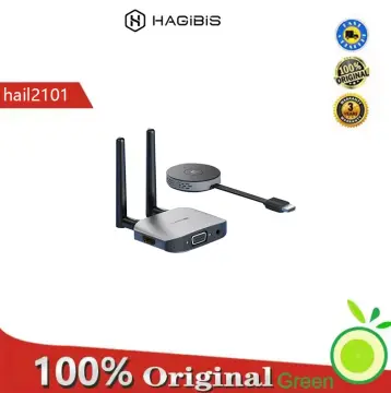 Hagibis Wireless HDMI-compatible Video Transmitter & Receiver Extender  Display Adapter Dongle for TV Monitor Projector switch PC