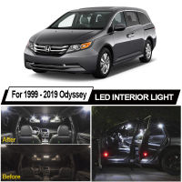 2021White Canbus LED Lamp Interior Dome Map License Plate Lights Bulb Kit For Honda Odyssey 1999-2013 2014 2015 2016 2017 2018 2019