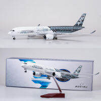 47ซม. 1142 Scale เครื่องบินสำหรับ A350 Prototype XWB Airline รุ่น W Light และล้อ Diecast พลาสติกเรซิ่นเครื่องบินสำหรับคอลเลกชัน