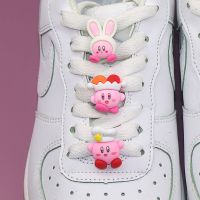 Kirby Cute Cartoon PVC Shoe Charms Funny DIY Games Figures Shoe Buckle Aceessories Fit Sandals Buckle Unisex Kids Gifts