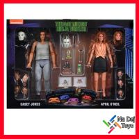 NECA TMNT Casey Jones &amp; April O Neil 2-Pack 7 Figure นินจาเต่า แคสซี่ย์ โจนส์ &amp; เอพริล โอนีล ขนาด 7 นิ้ว ฟิกเกอร์