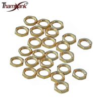 50pcs/lot High Quality Gold Plated SMA Screw Nut for SMA RF Coaxial Connector Wholesale Brand New