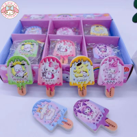 Sanrio Kawaii ยางลบ Kuromi Melody Seasonroll 30Pcs สเตอริโอ Ice Cream ยางลบนักเรียนน่ารักดินสอยางลบเครื่องเขียนขายส่ง