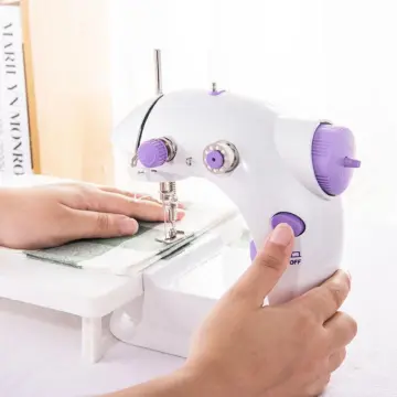 Handheld Sewing Machine Portable Mini Handheld Stitching Machine Automatic  Feeding Diy Hand Sewer Machine For Household Blue