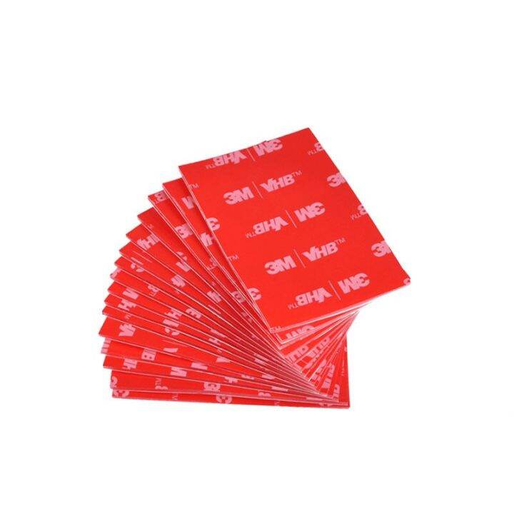 10pcs-transparent-acrylic-vhb-3m-stron-double-sided-adhesive-tape-patch-waterproof-no-trace-high-temperature-resistance