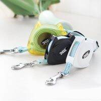 【LZ】 Retractable Dog Leash for Small Dogs Cats with 1.4m Anti-Pull Strong Nylon Tape Portable Walking Leash with Wrist Strap