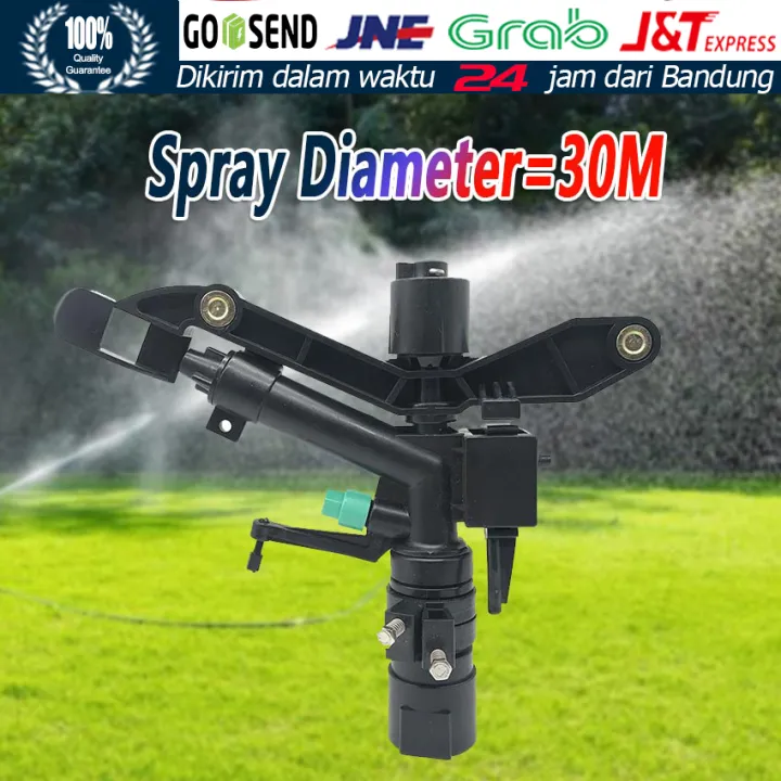 Sprinkler Pertanian Dapat Disesuaikan Impulse Sprinkler Big Gun Radius