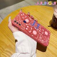 Jjlingji เคส M30s ปลอกสำหรับ Samsung M21กระต่ายแฟชั่นเคสมือถือนิ่มบางลายขอบสี่เหลี่ยมด้านข้างเคสซิลิโคนเคสนิ่มเคสป้องกันการกระแทก