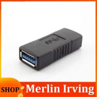 Merlin Irving Shop Super Speed USB 3.0 Adapter Coupler Female to Female Connector Extender Connection Converter for Laptop Computer Cables