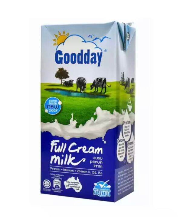 Goodday Uht Milk 1l Full Cream Milk Low Fat Milk Chocolate Milk