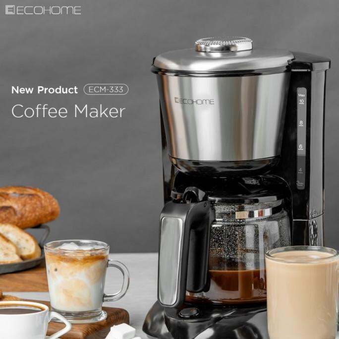 Ecohome Ecm333 Coffee Maker Mesin Kopi 1.25L Ecm333 Smerah38 Lazada
