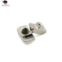 3d Printer Parts 2020 M3 M4 Carbon steel T type Nuts Fastener Aluminum Connector For EU Standard  Industrial Aluminum Profile Electrical Connectors