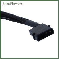 JointFlowers สายอะแดปเตอร์ตัวแยกพัดลมคอมพิวเตอร์4ทาง3ขา 4Pin ทองแดงโมเล็กซ์12ทาง