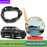 Car-styling For BMW X7 2018-2019 Rubber Anti-Noise Soundproof Dustproof Car Dashboard Windshield Sealing Strips Car Accessories