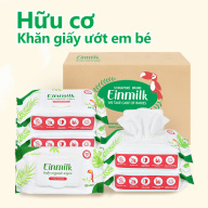 Einmilk.ân ninhKhăn giấy ướt hữu cơ Einmilk 80tờ một gói ,không mùi dành thumbnail