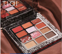 Tiai Eyeshadow สร้อยคอกระเป๋า สุดหรูหรา พาเลท 12 สี**ของแท้ พร้อมส่ง