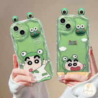 เคสรูปทรงกบตุ๊กตา3D การ์ตูนคู่รักเข้ากันได้กับ IPhone 11 15 13 14 12 Pro Max XR XS X MAX 7 15 8 6S 6 Plus 7Plus SE 2020น่ารักดินสอสี3D ขอบหยักนุ่มผ้าคลุม