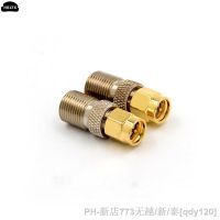 F Type Female Jack to SMA Male Plug Straight RF Coaxial Adapter F connector to SMA Convertor