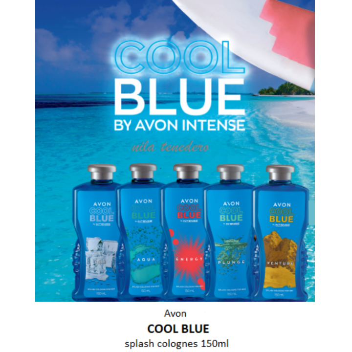 Cool Blue AQUA By Avon Intense Splash Cologne 150 ML Lazada PH