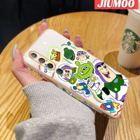 JIUMOO เคสสำหรับ Xiaomi MI 10 Lite Zoom 10 Youth 10 Pro พร้อมเคสโทรศัพท์กันกระแทกลายการ์ตูนมอนสเตอร์เคสขอบด้านข้างทรงสี่เหลี่ยมดั้งเดิมแบบนิ่มเคสป้องกันกล้องฝาหลังเต็มรูปแบบ