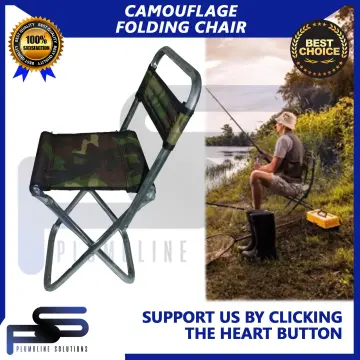 CONFINITY Camping Chair Foldable With Back Rest And Lightweight