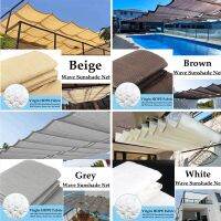 Customizable Courtyard Pavilion escopic Wave Sun Shade Net Sun Room Canopy Shading Sails Cloth Balcony Terrace Sunshade Nets