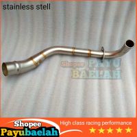 1pc Chrome Color Stainless Steel Full Muffler 51mm for Yamaha Nmax 155 Old V1