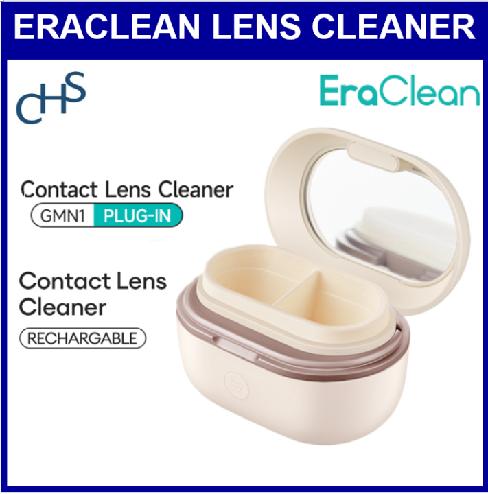 EraClean Mini Contact Lens Ultrasonic Cleaner GMN1 PLUGIN GMN2