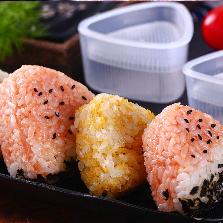 7PCS Triangle PP Sushi Mold Set Various Shapes DIY Onigiri Rice