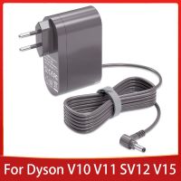 ปลั๊ก EU 30.45V/1.1A แหล่งจ่ายไฟที่ชาร์จอะแดปเตอร์สำหรับ Dyson V10 V11 SV12 V15แท่นชาร์จแบตเตอรี่ชิ้นส่วนเครื่องดูดฝุ่น