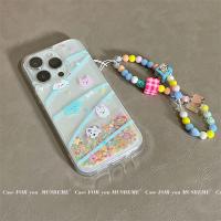 เคสไอโฟนน่ารัก ทรายดูดการ์ตูนห่วงโซ่สัตว์เล็กเหมาะสำหรับเคสโทรศัพท์มือถือ 14promax iPhone13 Apple 12 ใหม่ 11