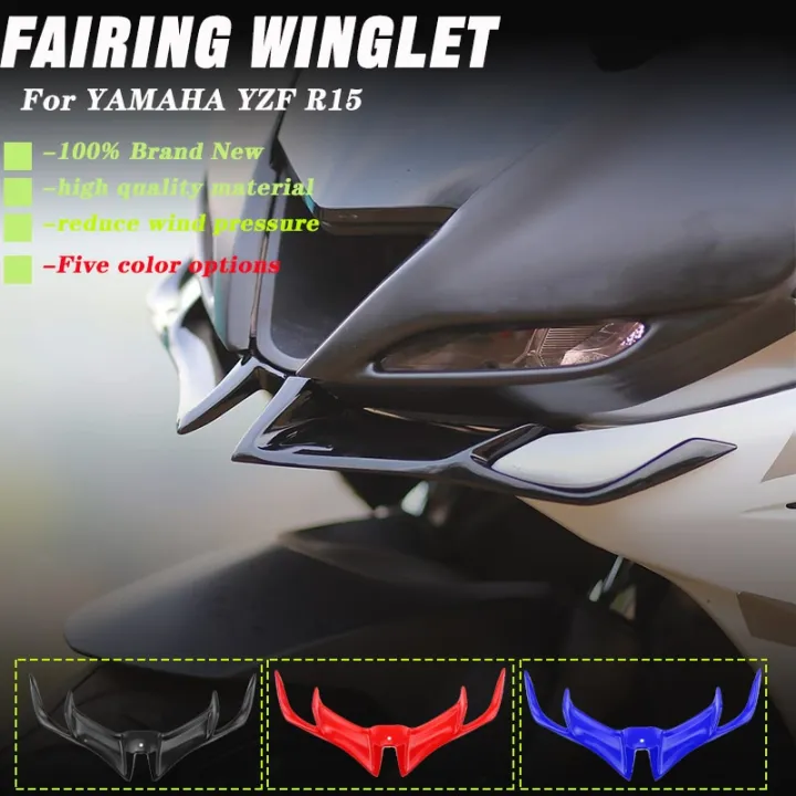 MTKRACING For YAMAHA YZF R15 V3.0 2017-2021 Front Fai Winglets ...