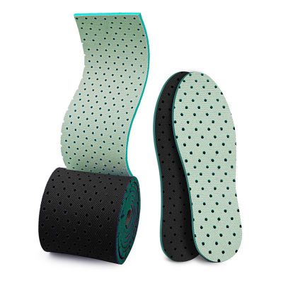 Breathable DIY Cut Bad Technology Absorb Shock Children Odor-Eater Inserts Adult Shoe Insoles