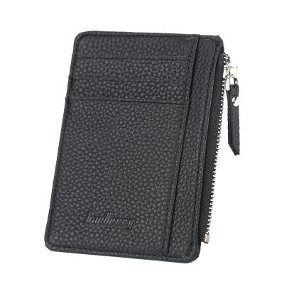 【CW】✇△  New Card Holder Soft Leather Chain Small Wallets Female Organzier Credit Coin