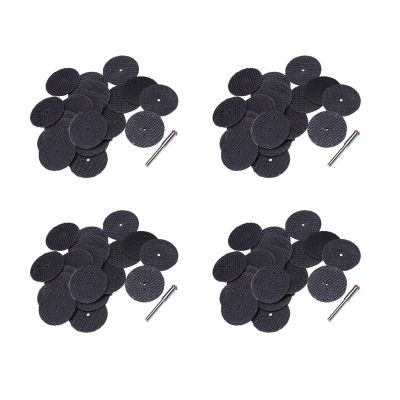 100 Pcs Blades Cutting Disc Set 32mm with Arbor for Dremel Rotary Tool
